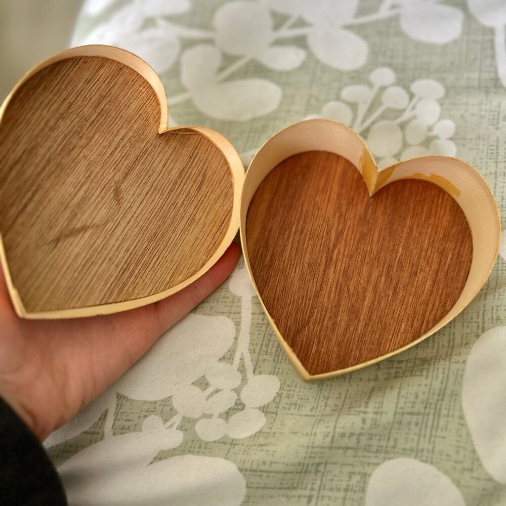 ❌SOLD Heart Shaped Wooden Heart Floral Box - Picture 5 of 8